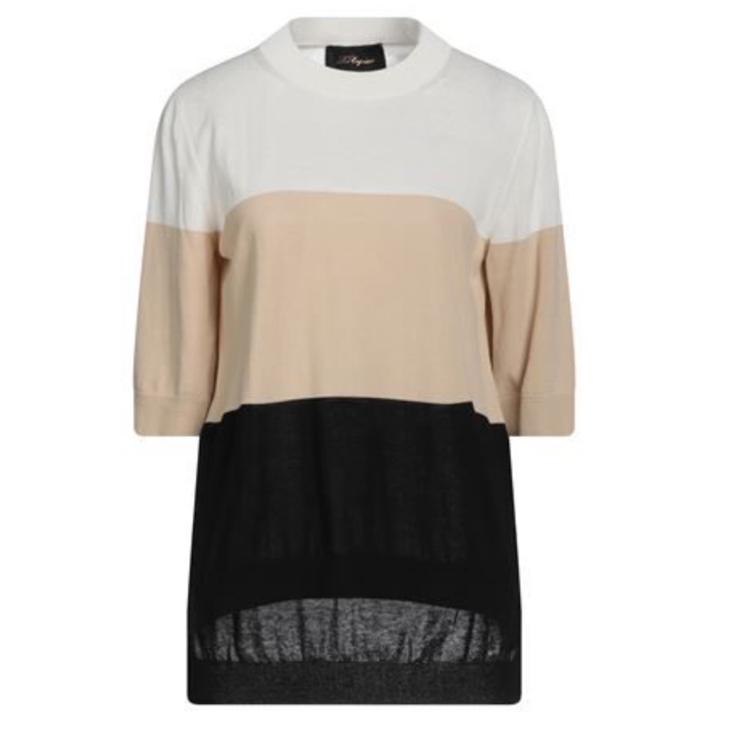 Les Copains Striped Sweater Small